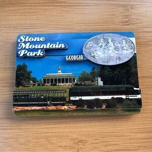 Vintage Stone‎ Mountain Park Georgia Souvenir Magnet